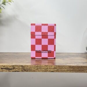 MARC JACOBS Pink & Red Checkered‎ Playing Cards NEW Sealed Deck